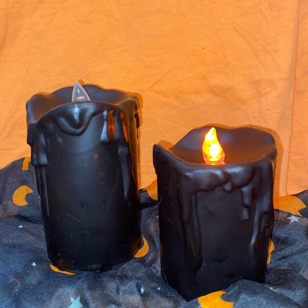 Target Bullseye Halloween LED Candle Set